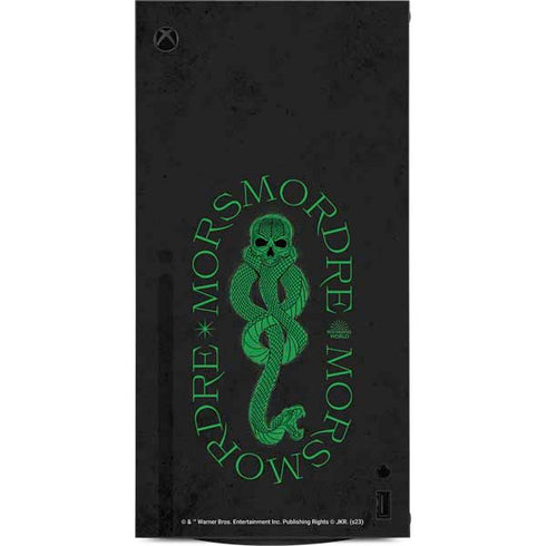 Wizarding Worlds Harry Potter Morsmorder Death Eater Dark Mark XBox Series X Digital Edition Console Skin